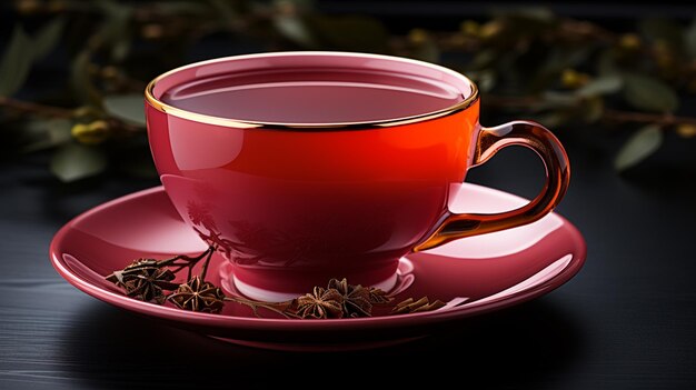 Cup tea or cup with a tea or tea or teagenerative ai