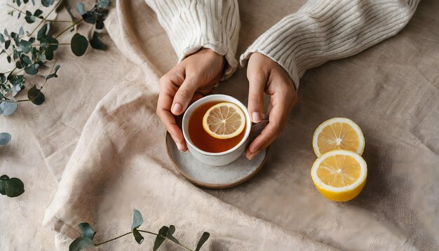 レモンのお茶