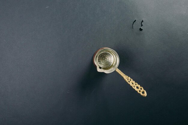 cup of Turkish coffee on table