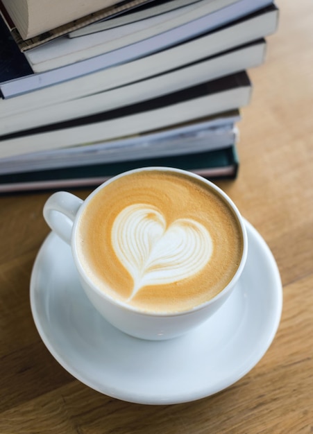 Cup with coffee on the table