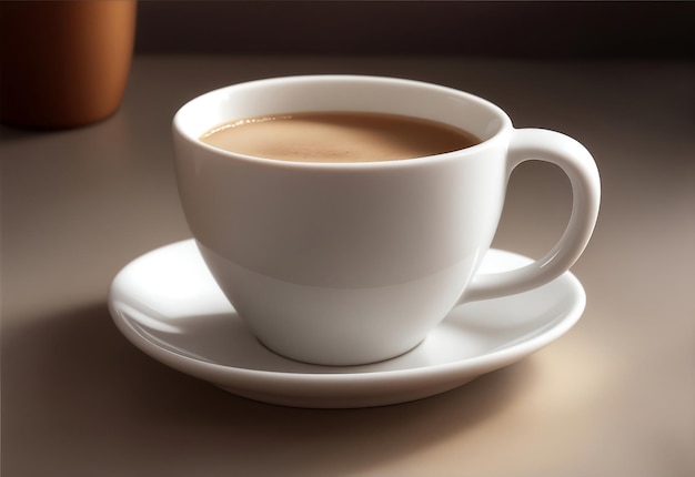 a cup with coffee