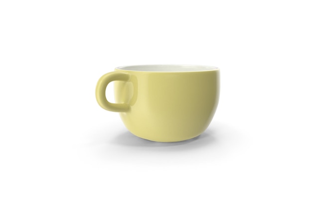 Cup with Plate Yellow