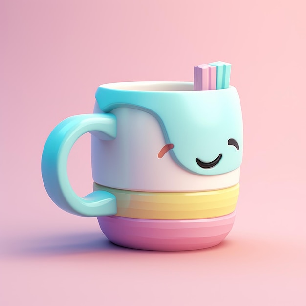 A cup with a whale on it