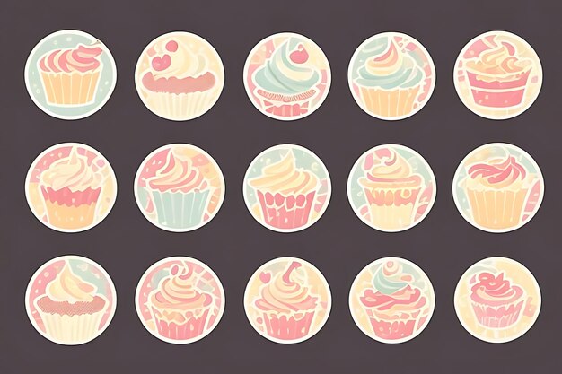 cupcake clipart-plakkers