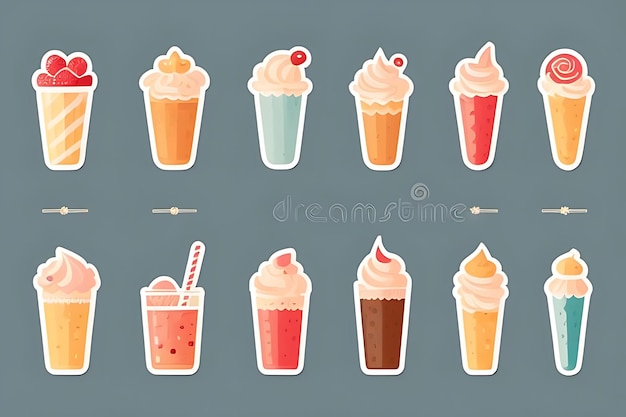 Photo cupcake clipart stickers