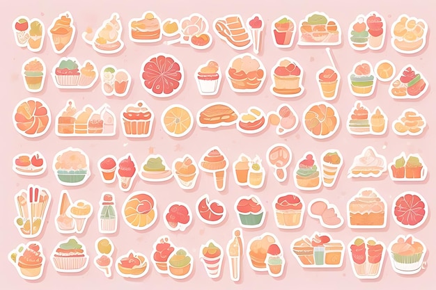 cupcake clipart stickers