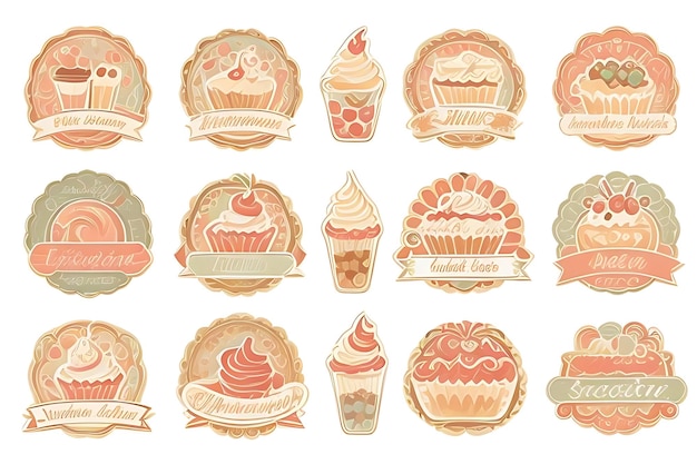 cupcake clipart stickers