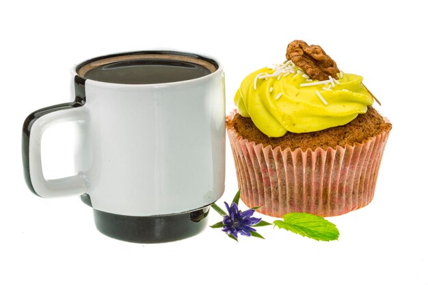 Cupcake and coffee