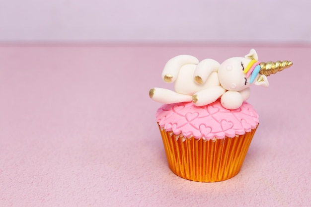 Foto cupcake de unicornio eenhoorn cupcake