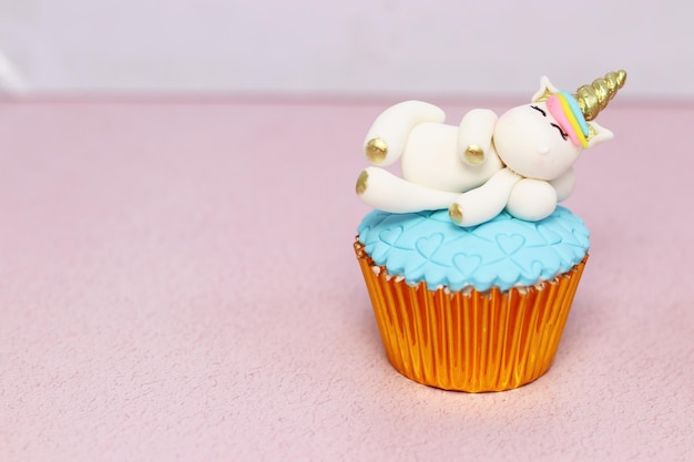 cupcake de Unicornio  unicorn cupcake