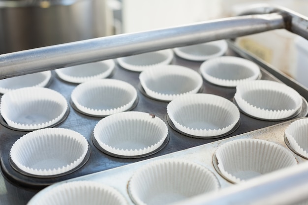 Cupcake holders in trays