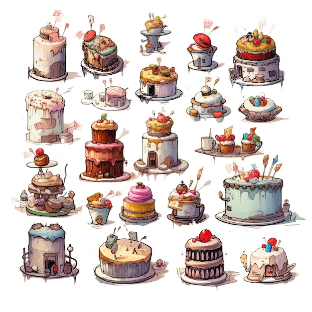 cupcake illustratie vectoren