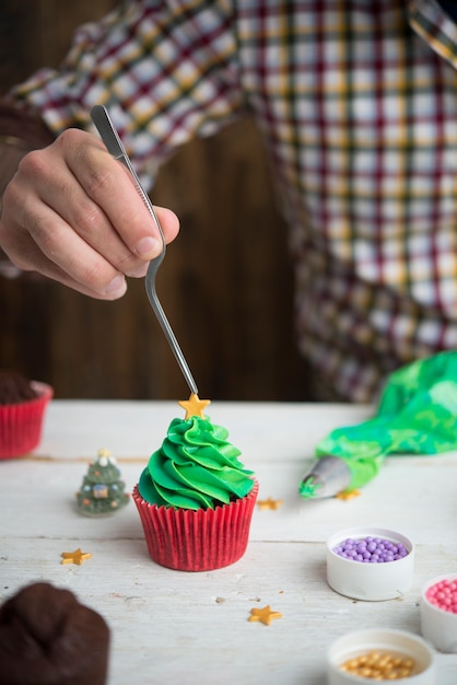 Cupcakes for christmas