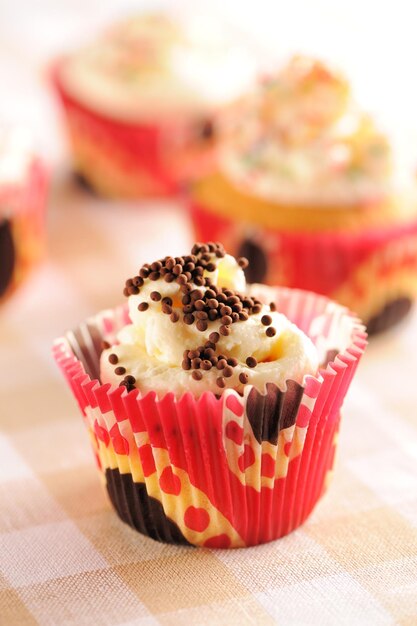 Cupcakes met slagroom