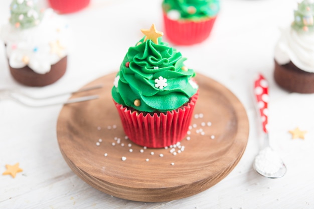 Cupcakes voor Kerstmis