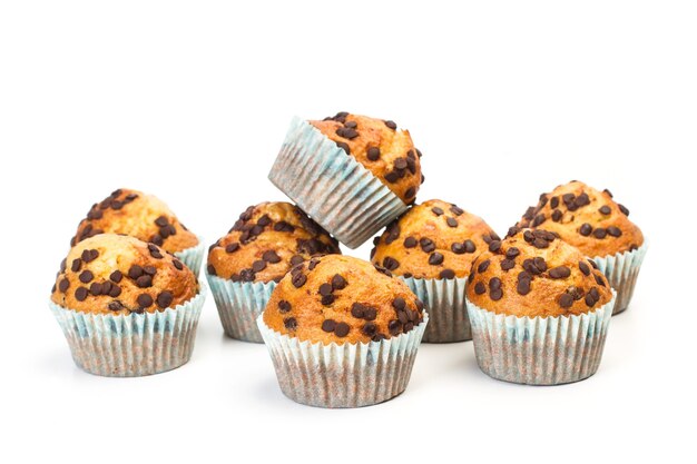 Cupcakes with chocolate chips