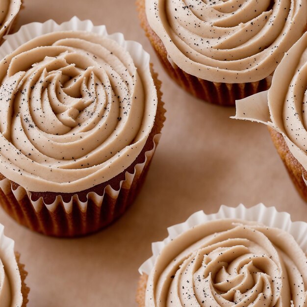 Cupcakes with frosting