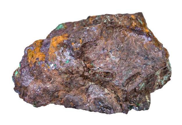 Limonite 광물 분리의 Cuprite 및 Malachite