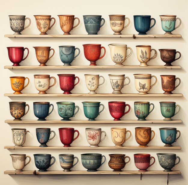 cups set