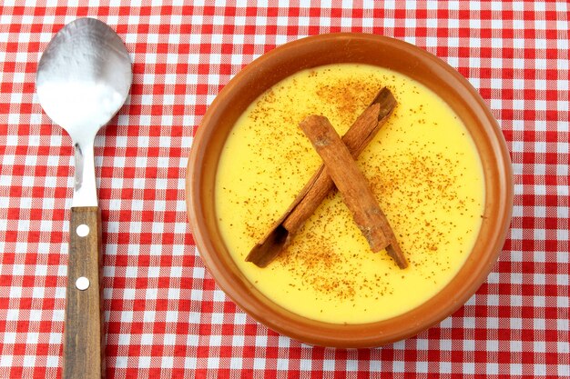 Curau, crema di mais e dolce tipico della cucina brasiliana