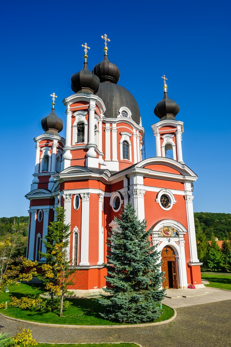 Photo curchi orthodox christian monastery, moldova