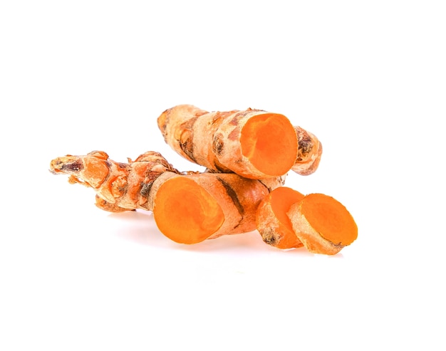 Curcumin isolated on white background