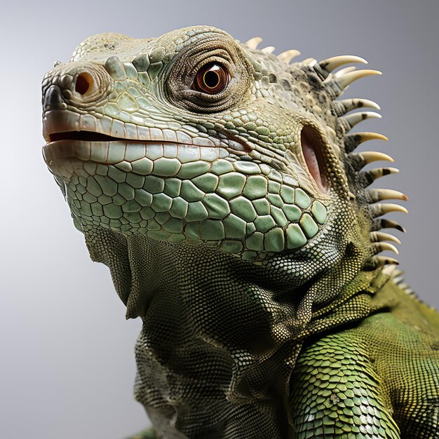 Curious Closeup of Iguana