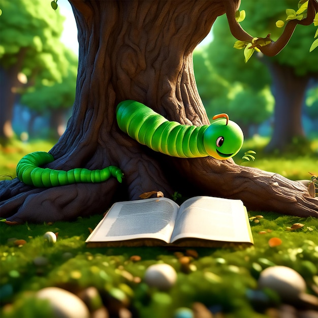 Curious Encounter Inquisitive Worm and the Tree of Knowledge