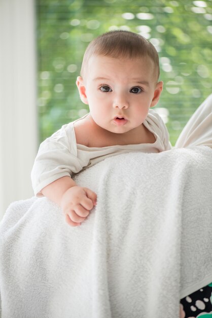 Curious looking baby