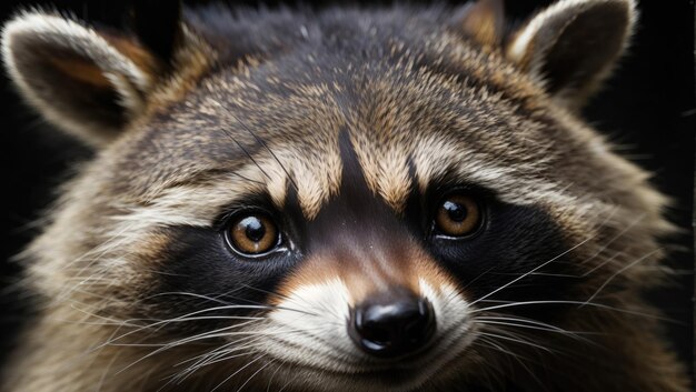 Curious Raccoon An Inquisitive CloseUp