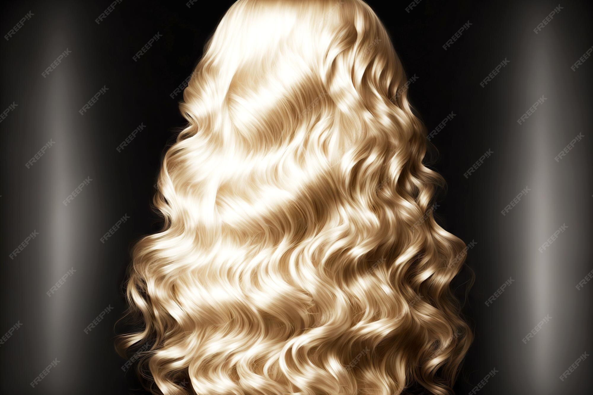 Premium Photo | Curly hair in the back