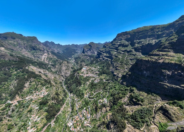 Curral das freiras through the nuns valley on the island of madeira portugal