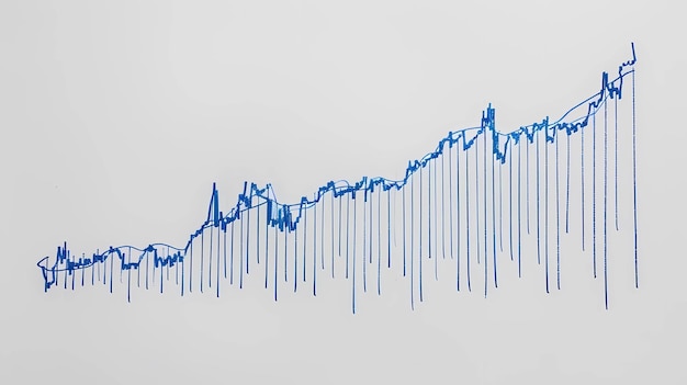 Photo currency exchange chart background image of an exchange trading chart