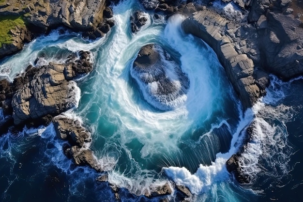 Currents of Saltstraumen A Fantastic Aerial View of One of the World's Strongest Tidal Currents in