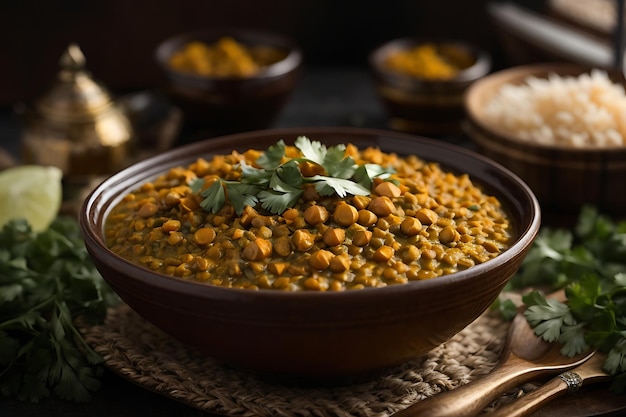 Curried Coconut Lentils