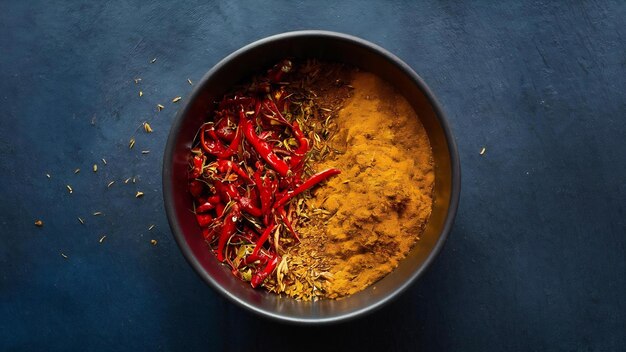 Curry spice and chili pepper