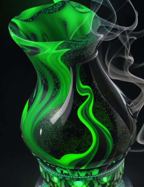 cursed object with green smoke