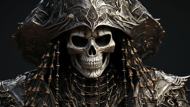 Cursed pirate close up