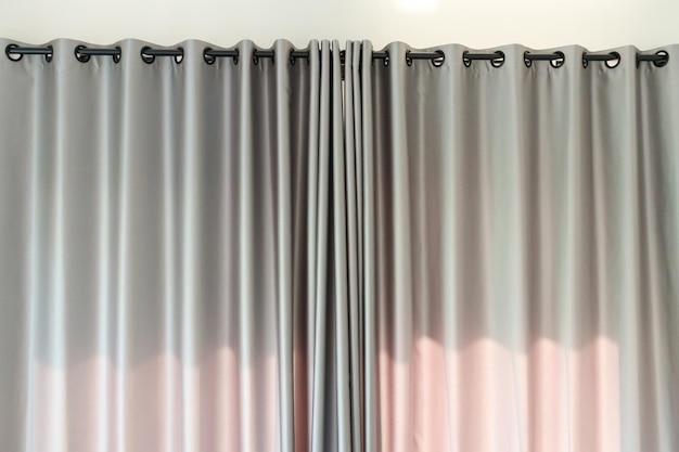 curtain window interior decoration in living room