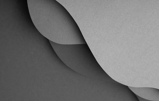 Photo curve paper shapes style background design