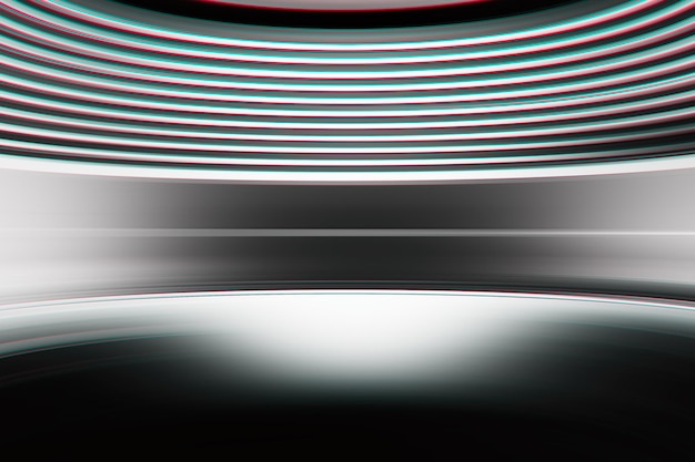 Curved chroma abstract virtual reality background hd