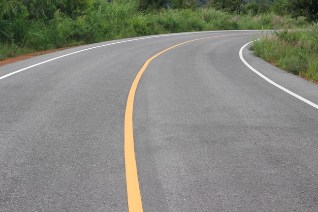 curved mountain road