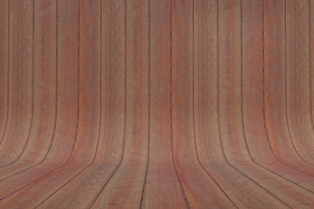 Fondo curvo del parquet di legno