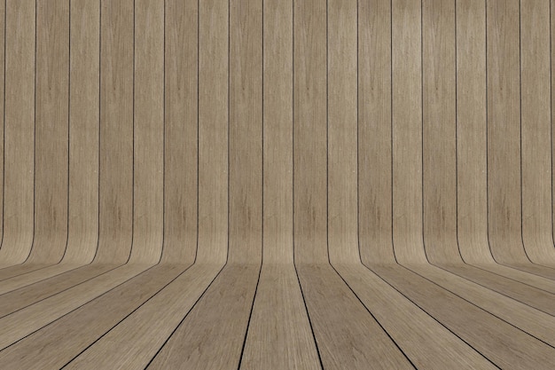 Curved Wood Parquet Background