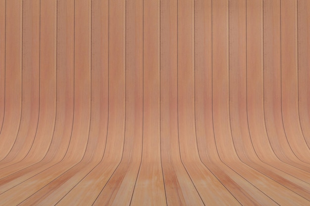 Curved Wood Parquet Background