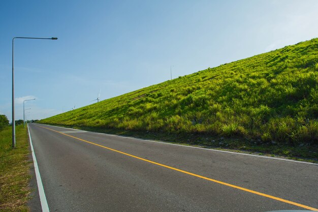 Photo curvy country road