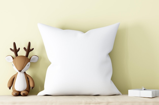 cushion pillow mockup pillow template