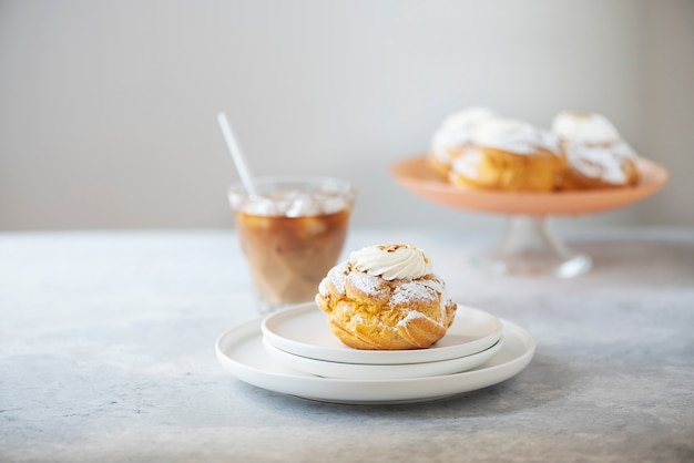 Torte di crema con crema