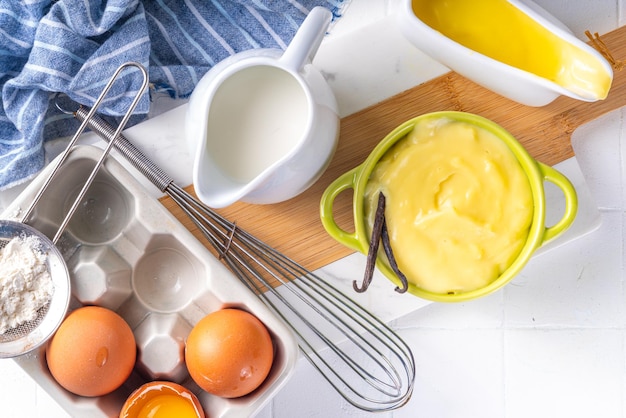 Custard creme creme anglaise