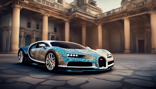 Индивидуальный концептуальный дизайн Bugatti